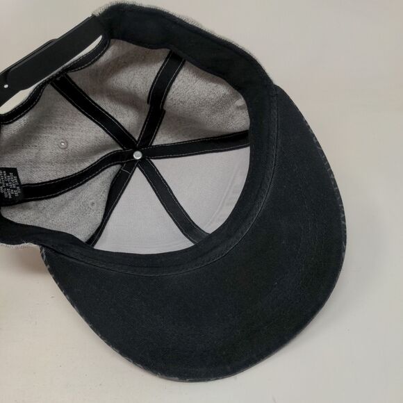 Hustle Snapback Hat Gray One Size Adjustable Embroidered 6 Panel Sole Addiction - Picture 6 of 7